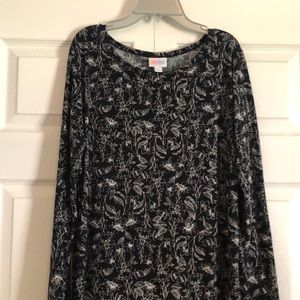 LulaRoe Julia Dress in Size Large. Washed, but not worn. Donating soon.